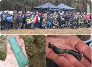 Ciekawe znaleziska sprzed kilku tysięcy lat odkryte na zlocie poszukiwaczy (GALERIA) świąteczny zlot poszukiwaczy fot. zdjęcia grupy Weles; źródło: Facebook
