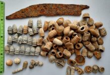 Odkryli miejsce bitwy powstańców z 1863 roku! Dziesiątki zabytków… (GALERIA) ołowiane pociski i kule oraz żelazny nóż