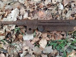 Rzadki okaz, czyli relikt pistoletu M 38 to część ciekawych odkryć pod Szczecinem pistolet po wydobyciu z ziemi