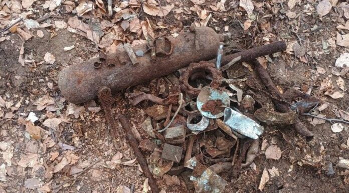 Odnaleźli miejsce upadku radzieckiego myśliwca! Został zestrzelony w walce powietrznej w 1945 roku wydobyte elementy