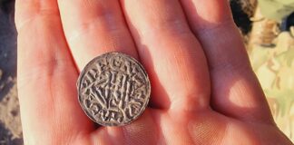 Niesamowite odkrycie rzadkiego srebrnego denara książęcego! (GALERIA)
