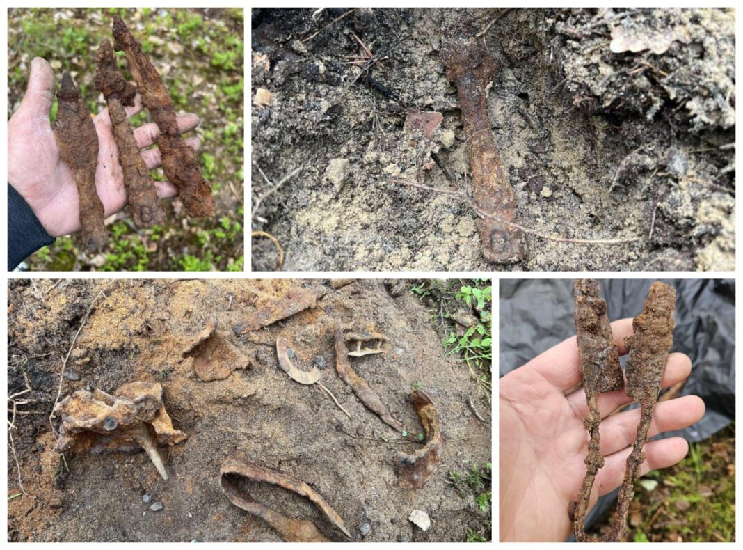 Grób ciałopalny odkrycie Stowarzyszenia Eksploracyjno-Historycznego Łowcy Historii Małopolska