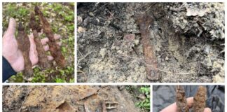 Poszukiwacze odkryli bogaty grób kultury przeworskiej (GALERIA) Grób ciałopalny odkrycie Stowarzyszenia Eksploracyjno-Historycznego Łowcy Historii Małopolska