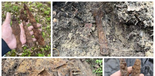 Poszukiwacze odkryli bogaty grób kultury przeworskiej (GALERIA) Grób ciałopalny odkrycie Stowarzyszenia Eksploracyjno-Historycznego Łowcy Historii Małopolska