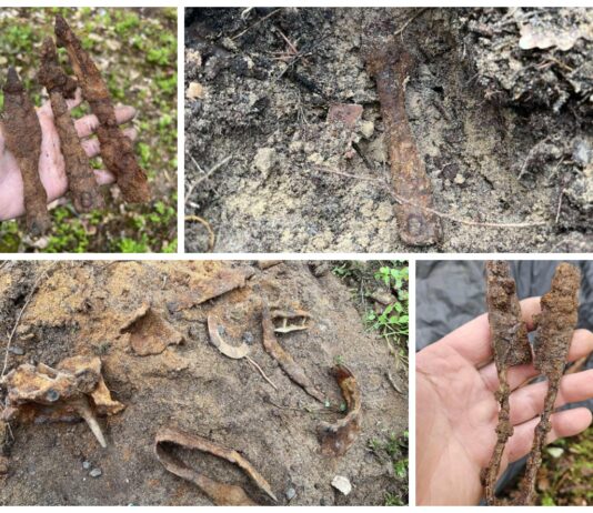 Poszukiwacze odkryli bogaty grób kultury przeworskiej (GALERIA) Grób ciałopalny odkrycie Stowarzyszenia Eksploracyjno-Historycznego Łowcy Historii Małopolska