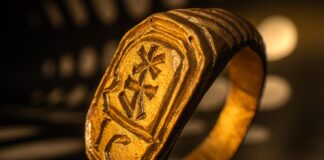 Pierścień z gmerkiem – najnowsze odkrycie na Wawelu! Sygnet z gmerkiem odkryty na Wawelu fot. Zamek Królewski na Wawelu