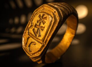 Pierścień z gmerkiem – najnowsze odkrycie na Wawelu! Sygnet z gmerkiem odkryty na Wawelu fot. Zamek Królewski na Wawelu