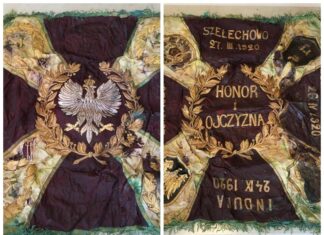 Sztandar oraz proporzec 4. Pułku Strzelców Podhalańskich odnaleziony! (GALERIA) Sztandar 4 Pułku Strzelców Podhalańskich