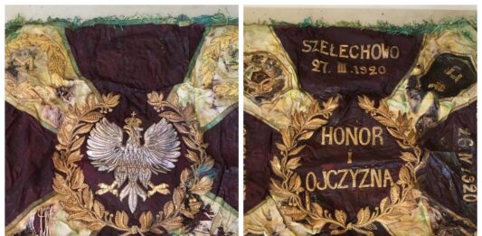 Sztandar oraz proporzec 4. Pułku Strzelców Podhalańskich odnaleziony! (GALERIA) Sztandar 4 Pułku Strzelców Podhalańskich