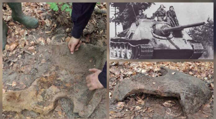 Niezwykłe odkrycie fragmentu wieżyczki obserwacyjnej dowódcy SU-85! (GALERIA) Odkrycie wieży obserwacyjnej SU-85