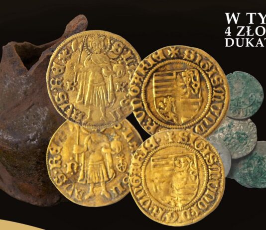 Zagadka skarbu z Bochni rozwiązana! Monety z czasów Jagiellonów XV w i 4 złote dukaty! (GALERIA) Dukaty odkryte przez stowarzyszenie STATER