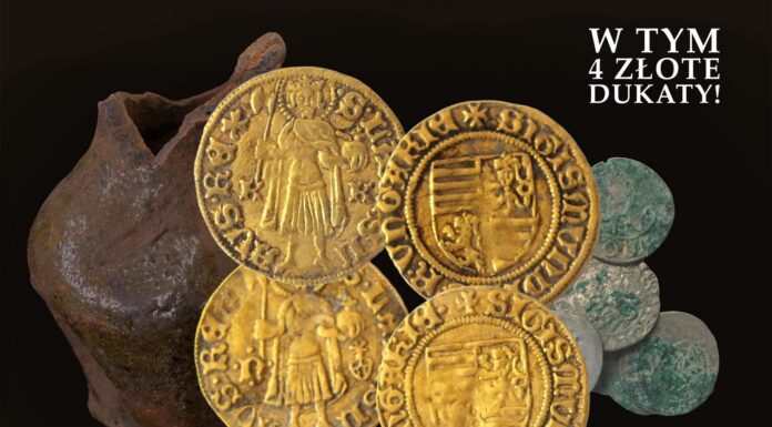 Zagadka skarbu z Bochni rozwiązana! Monety z czasów Jagiellonów XV w i 4 złote dukaty! (GALERIA) Dukaty odkryte przez stowarzyszenie STATER