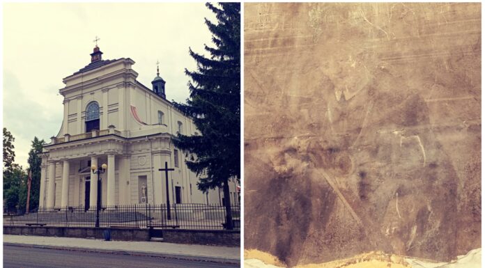 Siedlce. Podczas prac konserwatorskich w kościele odkryto freski z XVIII w. Podczas prac konserwatorskich odkryto freski z XVIIIw