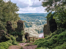 W ruinach zamku Kmitów w rezerwacie „Góra Sobień” kontynuacja badań archeologicznych ruiny zamku sobien/ zdj. mynaszlaku.pl