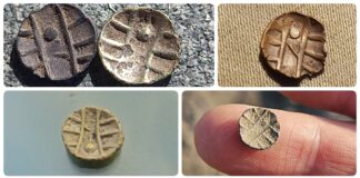 Niezwykle rzadkie celtyckie monety odkrywane pod Kaliszem (GALERIA) Monety celtyckie typu Kaliskiego fot. Stowarzyszenie DENAR Kalisz