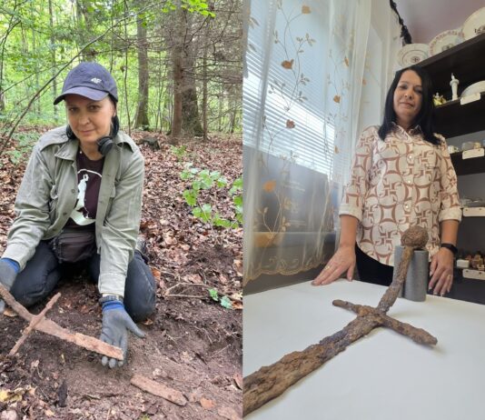 Para poszukiwaczy odnalazła średniowieczny miecz pod Iławą! (GALERIA) Średniowieczny miecz odkryty pod Iławą