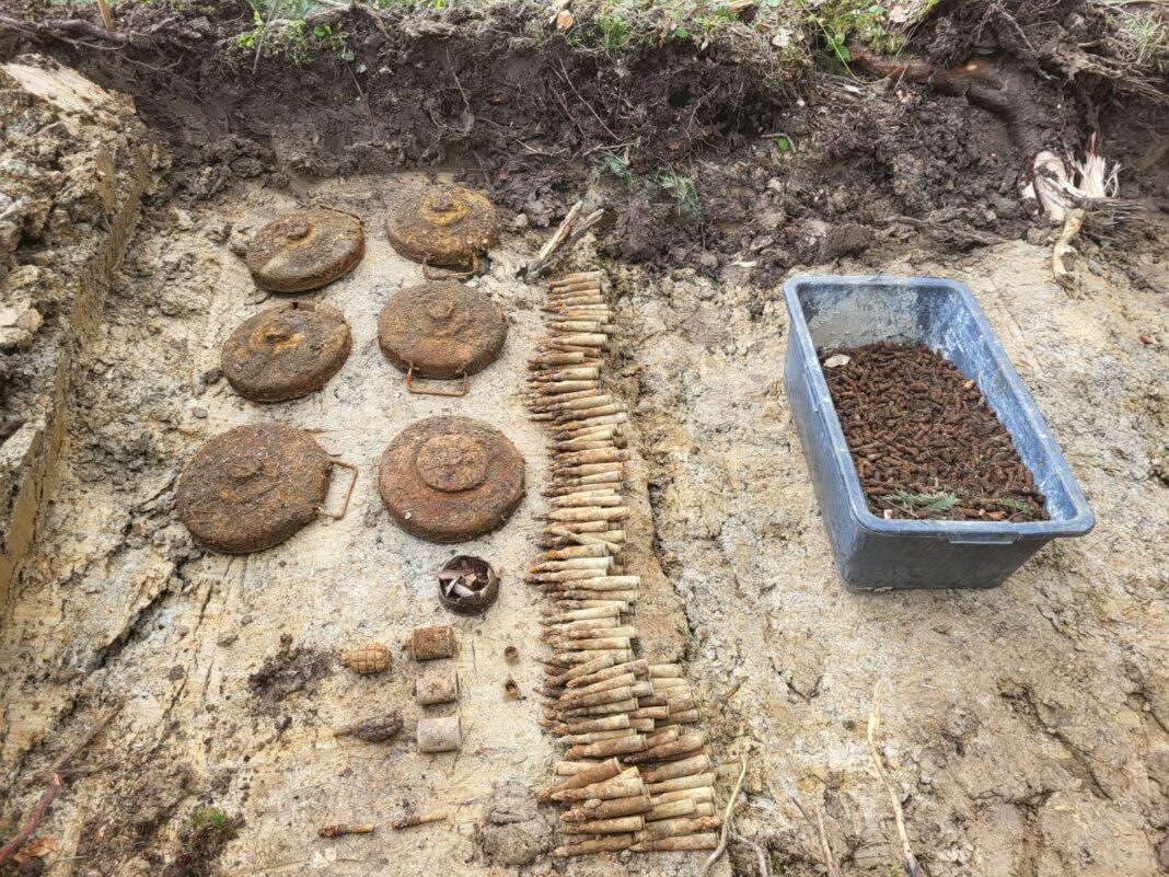 znaleziska na terenie budowy drogi fot. GDDKiA Rzeszów znaleziska na terenie budowy drogi fot. GDDKiA Rzeszów