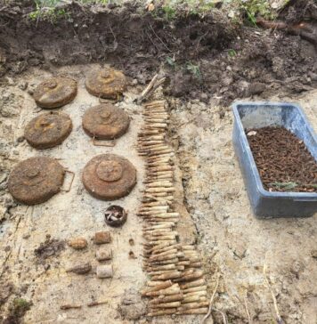 Blisko 20 tys. niebezpiecznych znalezisk na budowie drogi S19 znaleziska na terenie budowy drogi fot. GDDKiA Rzeszów