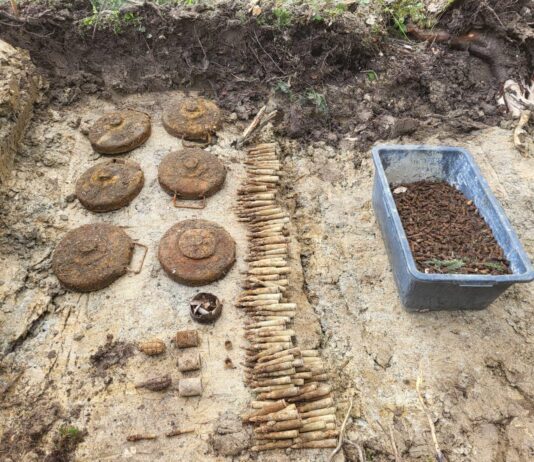 Blisko 20 tys. niebezpiecznych znalezisk na budowie drogi S19 znaleziska na terenie budowy drogi fot. GDDKiA Rzeszów