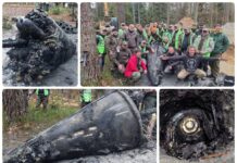 Fragmenty rakiety V-2 z czasów II wojny światowej odkryte na Podkarpaciu! (GALERIA) Rakieta V-2 odkryta we wsi Blizna na Podkarpaciu