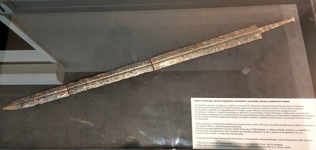 Miecz z późnego okresu wpływów rzymskich