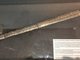 Miecz z późnego okresu wpływów rzymskich i początku okresu wędrówek ludów już w muzeum Miecz z późnego okresu wpływów rzymskich