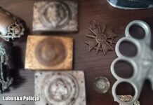 Żagańska policja zatrzymała poszukiwacza (GALERIA)