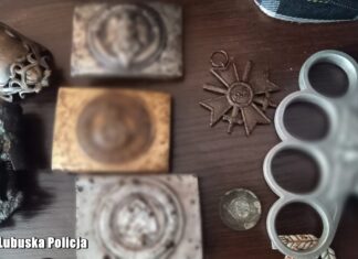 Żagańska policja zatrzymała poszukiwacza (GALERIA)