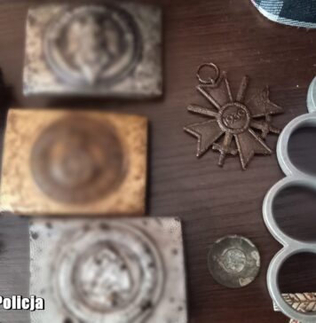 Żagańska policja zatrzymała poszukiwacza (GALERIA)