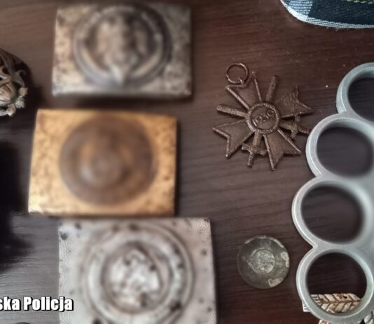 Żagańska policja zatrzymała poszukiwacza (GALERIA)