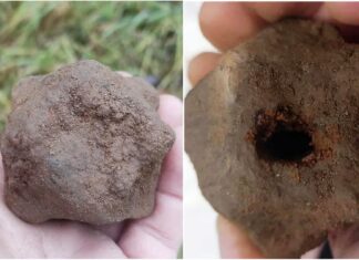 Średniowieczna broń odnaleziona w okolicach Gietrzwałdu! (GALERIA) Odnaleziona głowica buławy