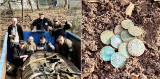 Dwa dni owocnych poszukiwań – łódź saperska oraz inne historyczne przedmioty (GALERIA) Znaleziska- Stowarzyszenie Historyczno-Poszukiwawcze Nadwiślańskie Urzecze