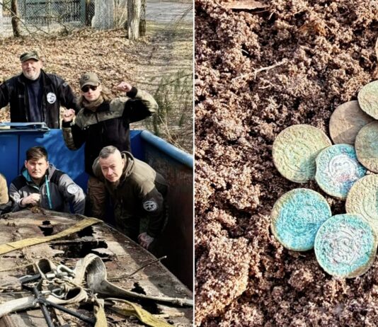 Dwa dni owocnych poszukiwań – łódź saperska oraz inne historyczne przedmioty (GALERIA) Znaleziska- Stowarzyszenie Historyczno-Poszukiwawcze Nadwiślańskie Urzecze