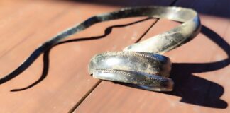 Spiralna zdobiona bransoleta z epoki brązu odnaleziona na Jurze! (GALERIA) bransoleta z epoki brązu