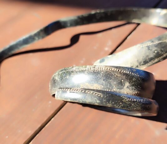 Spiralna zdobiona bransoleta z epoki brązu odnaleziona na Jurze! (GALERIA) bransoleta z epoki brązu