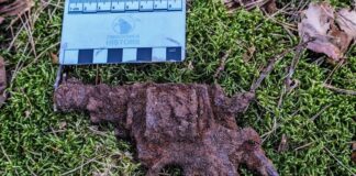 Destrukt kieszonkowej broni palnej- Rewolwer British Bull Dog odnaleziony w lesie (GALERIA) bron odnaleziona podczas poszukiwań1