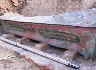 Sarkofag Johanna Wincklera – Burmistrza Lubania z XVII w. (GALERIA) profesjonalne-pomiary-archeologiczne-1