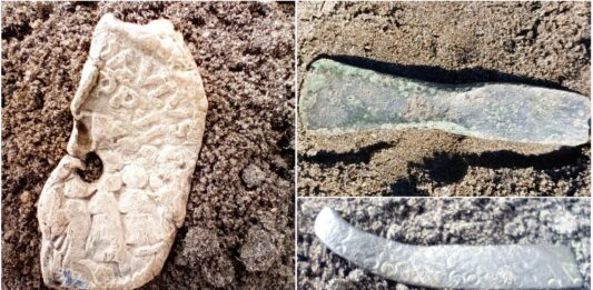 Od epoki brązu po średniowiecze – niezwykłe znaleziska w Sadłużku (GALERIA) Zbiór znalezisk