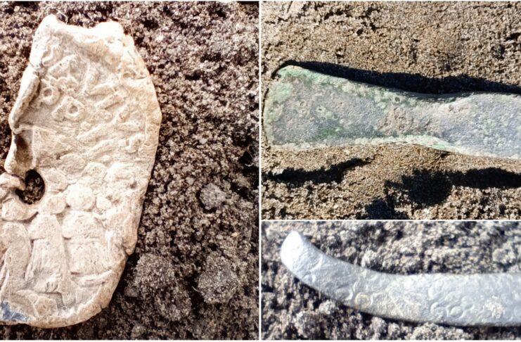 Od epoki brązu po średniowiecze – niezwykłe znaleziska w Sadłużku (GALERIA) Zbiór znalezisk