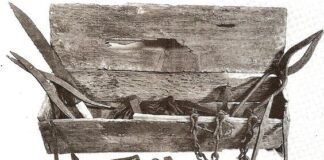 Skarb wikingów ze skrzyni Mästermira Skrzynia z Mästermyr