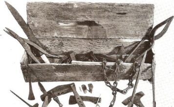 Skarb wikingów ze skrzyni Mästermira Skrzynia z Mästermyr