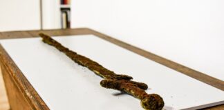 Miecz z XI wieku odkryty przypadkiem w rzece Warcie! (GALERIA) Średniowieczny miecz odkryty w rzece Warta fot. Muzeum Ziemi Wronieckiej