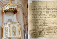 Kapsuła czasu ukryta w ambonie, którą ks. Strusiński zostawił 140 lat temu Kapsuła czasu odnaleziona w ambonie