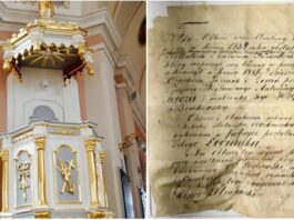 Kapsuła czasu ukryta w ambonie, którą ks. Strusiński zostawił 140 lat temu Kapsuła czasu odnaleziona w ambonie