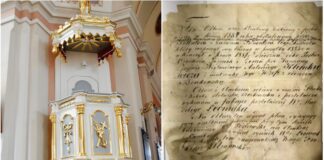 Kapsuła czasu ukryta w ambonie, którą ks. Strusiński zostawił 140 lat temu Kapsuła czasu odnaleziona w ambonie