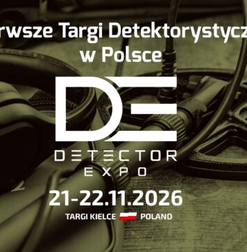 Wykrywacz, ekipa i listopadowy teren. Detector Expo zaprasza poszukiwaczy Detector Expo Kielce